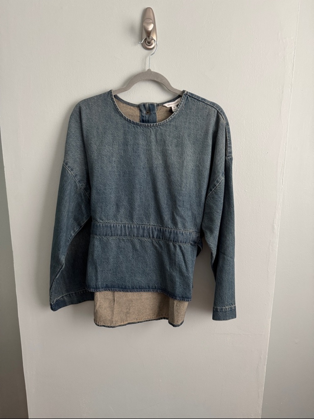 Banana Republic Blue Denim-Look Tunic